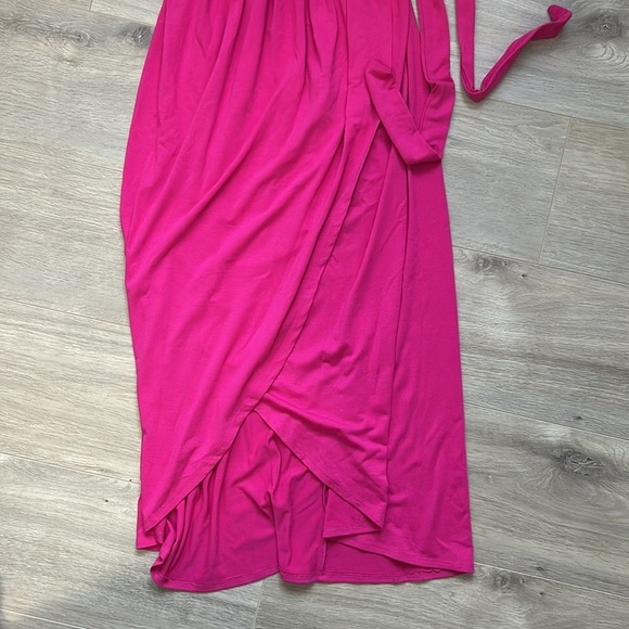 Zenana Wrap Dress - Picture 2 of 2